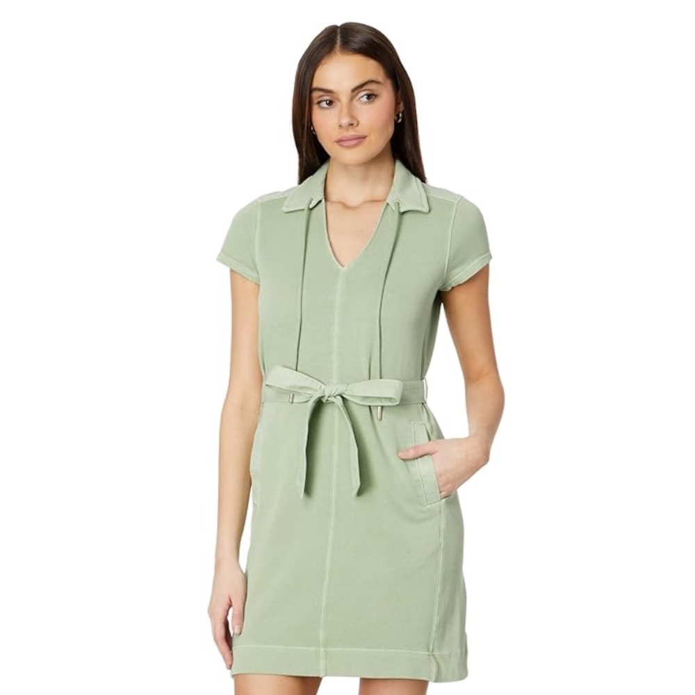 Tommy Bahama Green Sunray Cove Short-Sleeve Short Dress XXS